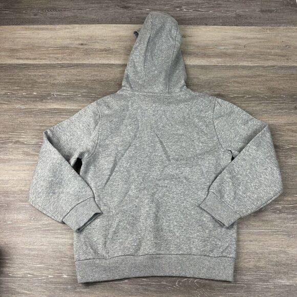 Nike Youth Sportswear Club Fleece Hooded Sweatshirt Light Gray Size M FD2988-063 - Picture 5 of 5